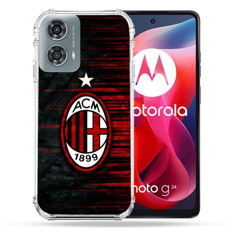 Coque Renforcée Pour Motorola G24 4G Foot Milan AC