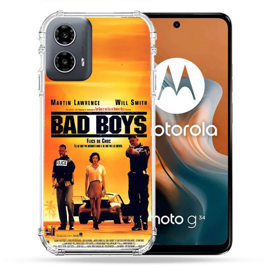 Coque Renforcée Pour Motorola G34 5G Bad Boys Affiche