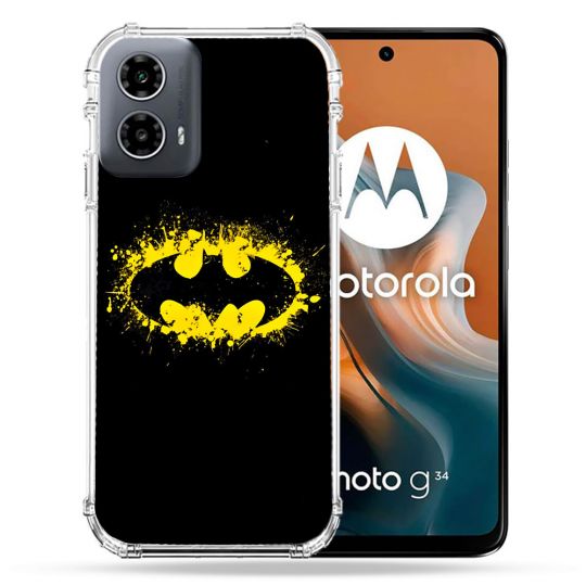 Coque Renforcée Pour Motorola G34 5G Batman Logo