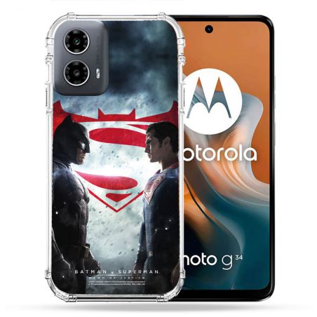 Coque Renforcée Pour Motorola G34 5G Batman VS Superman