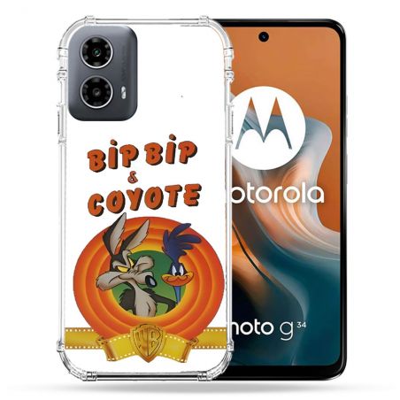 Coque Renforcée Pour Motorola G34 5G Bip Bip Coyote
