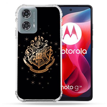 Coque Renforcée Pour Motorola G24 4G Harry Potter Poudlard