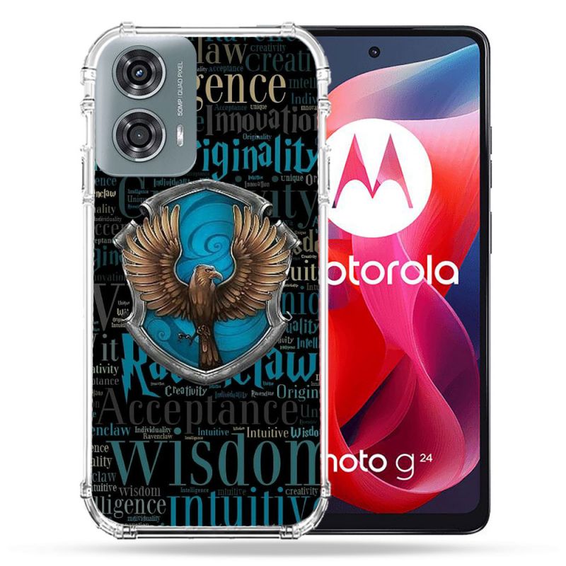 Coque Renforcée Pour Motorola G24 4G Harry Potter Serdaigle