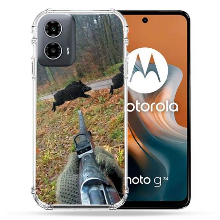Coque Renforcée Pour Motorola G34 5G Chasse Vision Tir