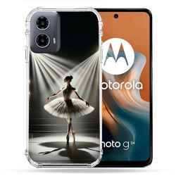 Coque Renforcée Pour Motorola G34 5G Danseuse Lumière