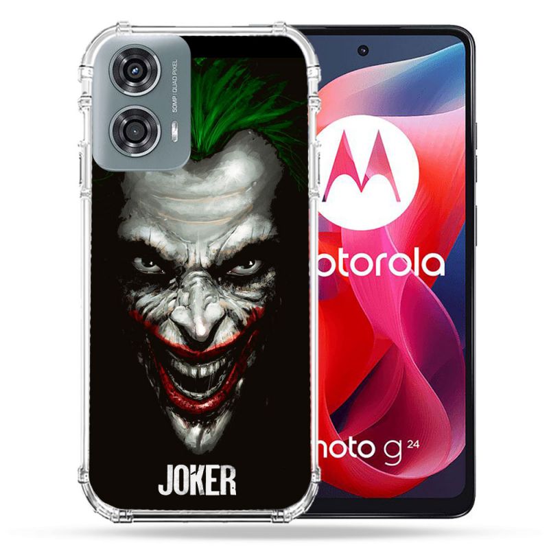 Coque Renforcée Pour Motorola G24 4G Joker Noir