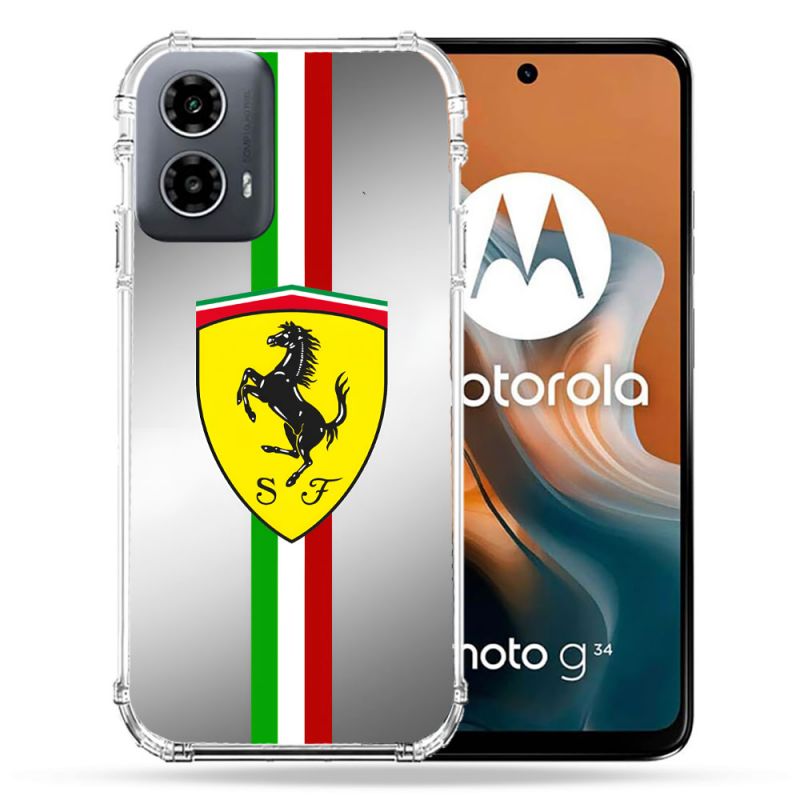 Coque Renforcée Pour Motorola G34 5G Ferrari Ligne
