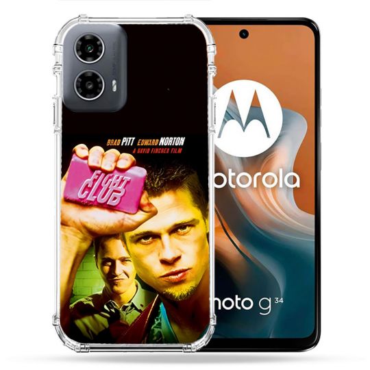 Coque Renforcée Pour Motorola G34 5G Fight Club Affiche