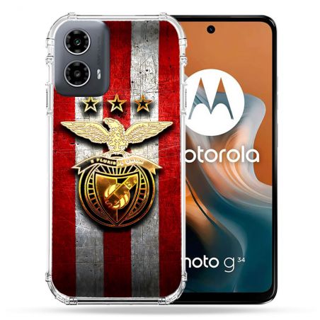 Coque Renforcée Pour Motorola G34 5G Foot Benfica