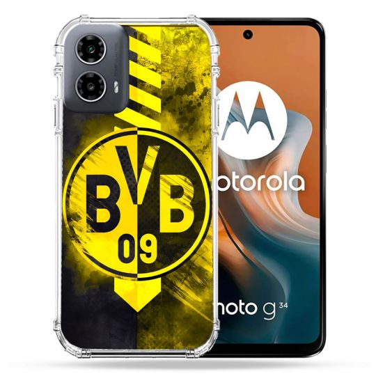 Coque Renforcée Pour Motorola G34 5G Foot Dortmund