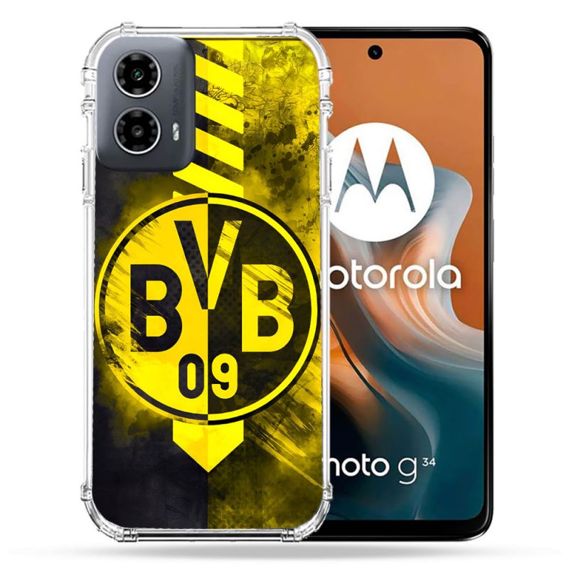 Coque Renforcée Pour Motorola G34 5G Foot Dortmund