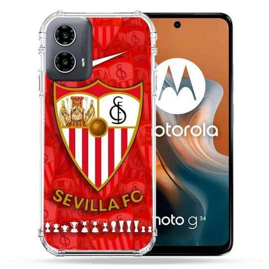 Coque Renforcée Pour Motorola G34 5G Foot FC Sevilla