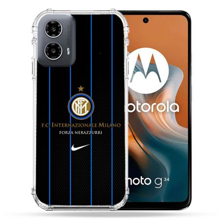 Coque Renforcée Pour Motorola G34 5G Foot Inter Milan