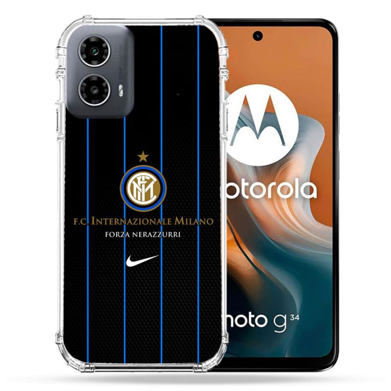 Coque Renforcée Pour Motorola G34 5G Foot Inter Milan