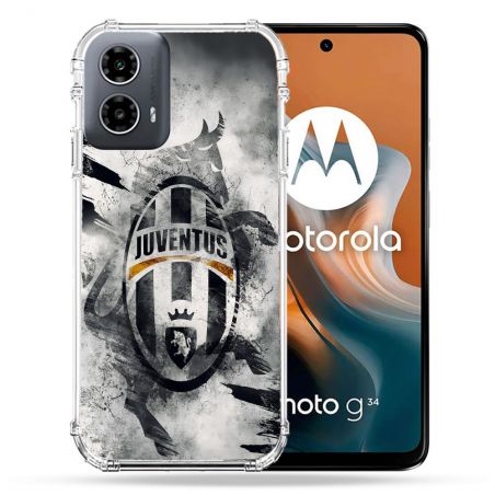 Coque Renforcée Pour Motorola G34 5G Foot Juventus Turin