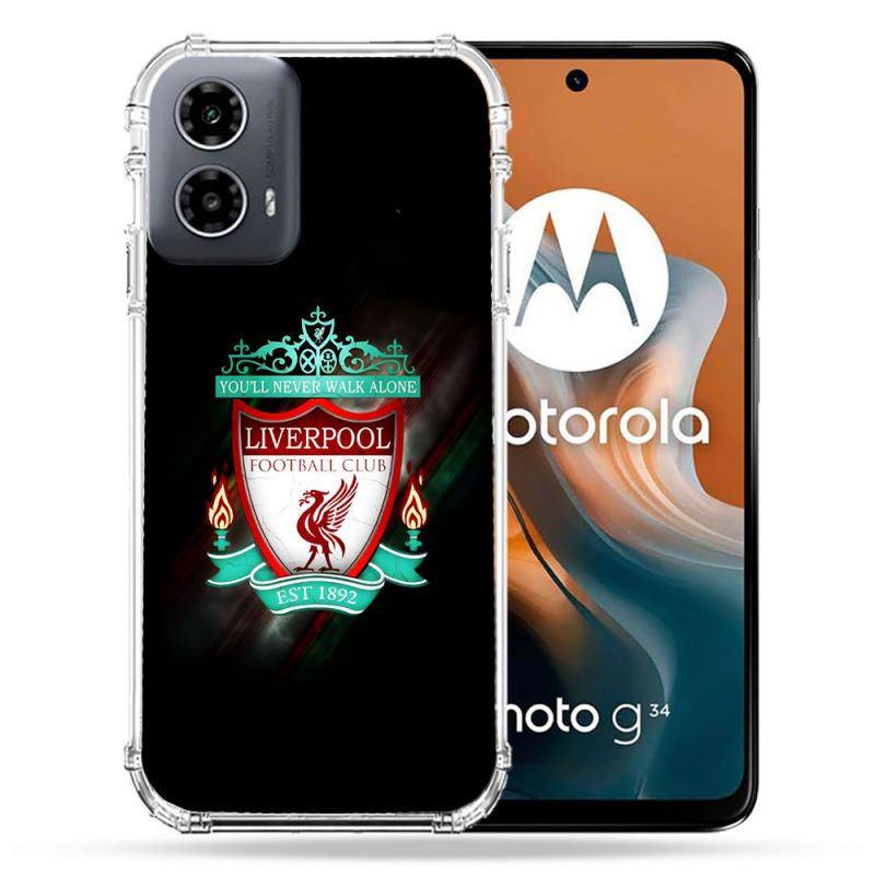 Coque Renforcée Pour Motorola G34 5G Foot Liverpool