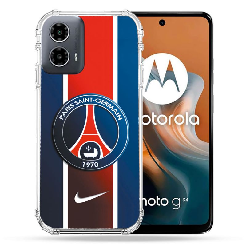 Coque Renforcée Pour Motorola G34 5G Foot PSG 1970