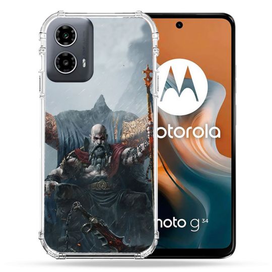 Coque Renforcée Pour Motorola G34 5G God Of War
