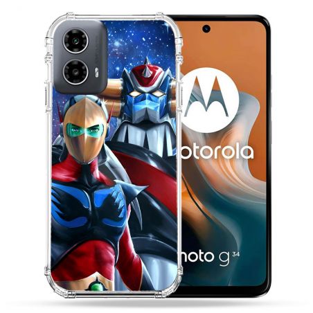 Coque Renforcée Pour Motorola G34 5G Goldorak