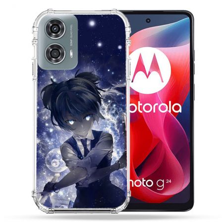 Coque Renforcée Pour Motorola G24 4G Manga Assassination Classroom Nagisa