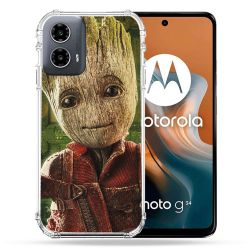 Coque Renforcée Pour Motorola G34 5G Groot Vert