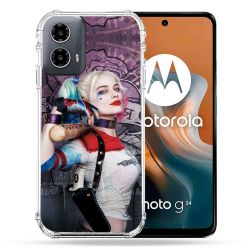 Coque Renforcée Pour Motorola G34 5G Harley Quinn Batte