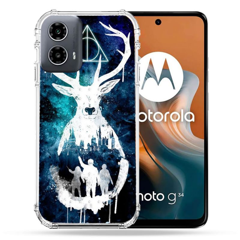 Coque Renforcée Pour Motorola G34 5G Harry Potter Patronome