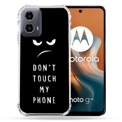 Coque Renforcée Pour Motorola G34 5G Humour Don't Touch