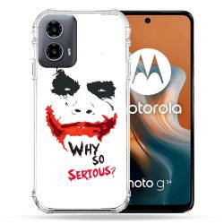 Coque Renforcée Pour Motorola G34 5G Joker Blanc
