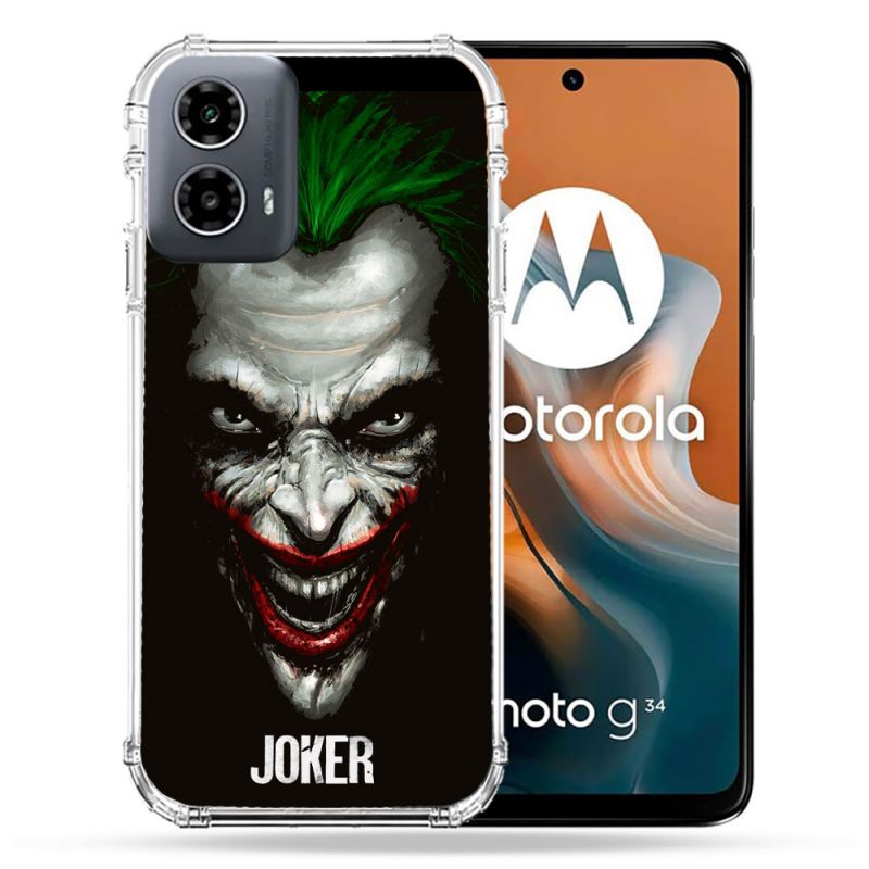 Coque Renforcée Pour Motorola G34 5G Joker Noir