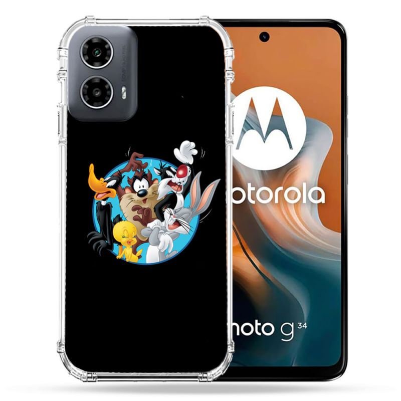 Coque Renforcée Pour Motorola G34 5G Looney Tunes