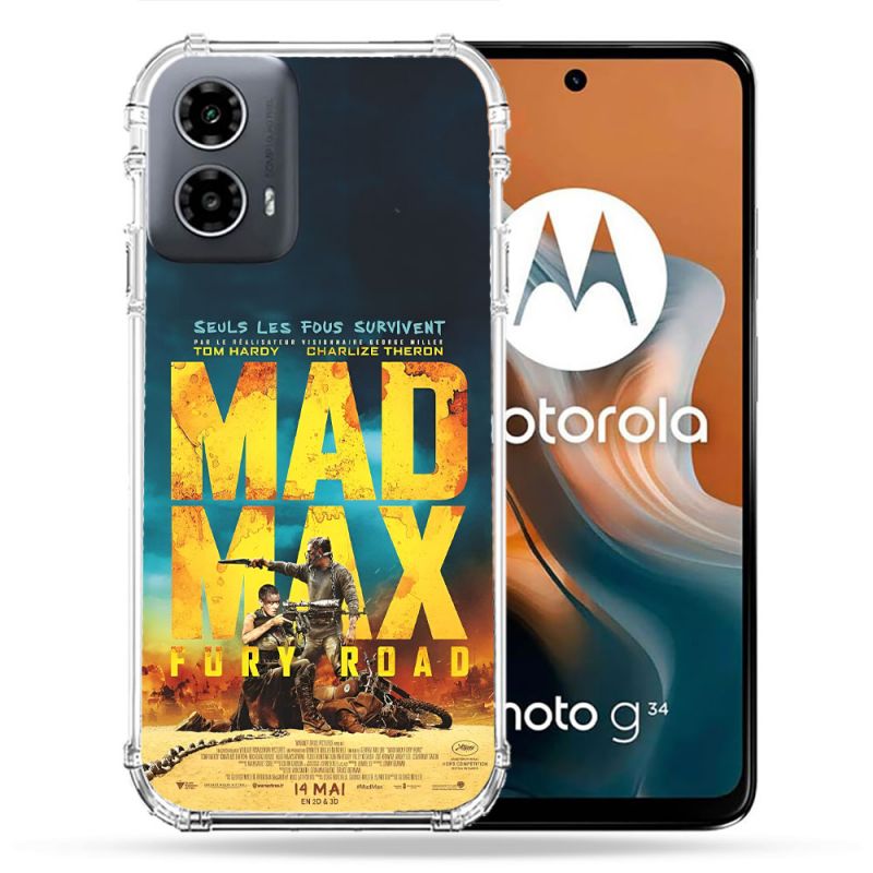 Coque Renforcée Pour Motorola G34 5G Mad Max Affiche