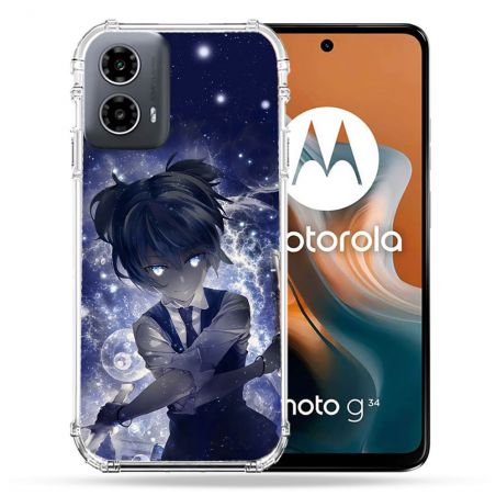 Coque Renforcée Pour Motorola G34 5G Manga Assassination Classroom Nagisa