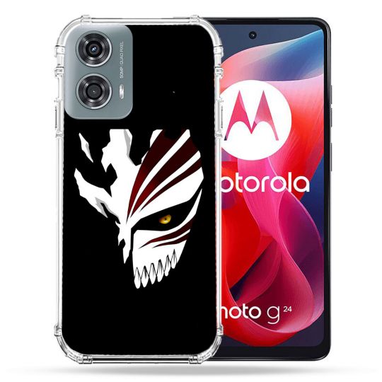 Coque Renforcée Pour Motorola G24 4G Manga Bleach Masque