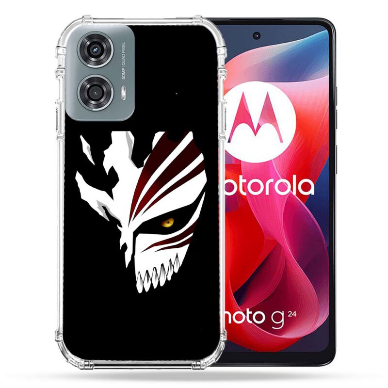 Coque Renforcée Pour Motorola G24 4G Manga Bleach Masque