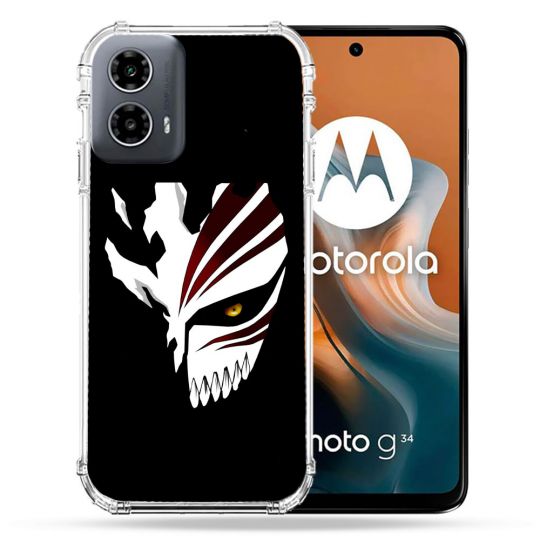 Coque Renforcée Pour Motorola G34 5G Manga Bleach Masque