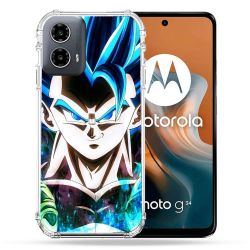Coque Renforcée Pour Motorola G34 5G Manga Dragon Ball Gogeta Visage