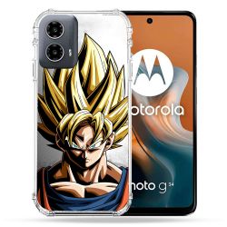Coque Renforcée Pour Motorola G34 5G Manga Dragon Ball Sangoku Portrait