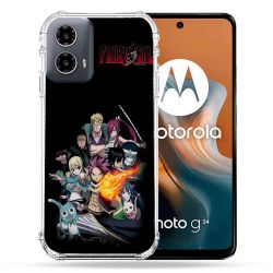 Coque Renforcée Pour Motorola G34 5G Manga Fairy Tail Logo Team