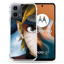 Coque Renforcée Pour Motorola G34 5G Manga Naruto Blanc