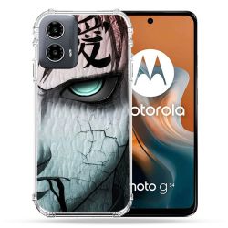 Coque Renforcée Pour Motorola G34 5G Manga Naruto Gaara