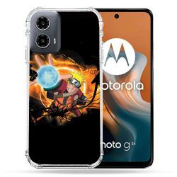 Coque Renforcée Pour Motorola G34 5G Manga Naruto Noir