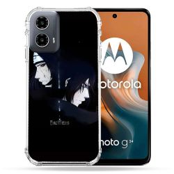 Coque Renforcée Pour Motorola G34 5G Manga Naruto Sasuke Itachi