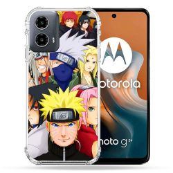 Coque Renforcée Pour Motorola G34 5G Manga Naruto Team
