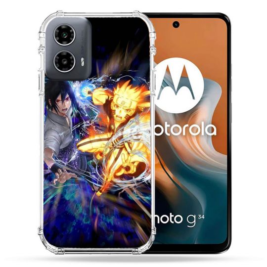 Coque Renforcée Pour Motorola G34 5G Manga Naruto VS