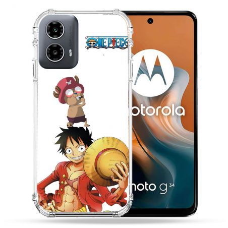 Coque Renforcée Pour Motorola G34 5G Manga One Piece Chopper