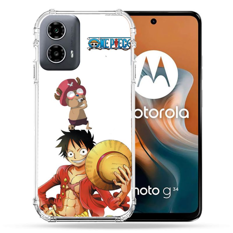 Coque Renforcée Pour Motorola G34 5G Manga One Piece Chopper