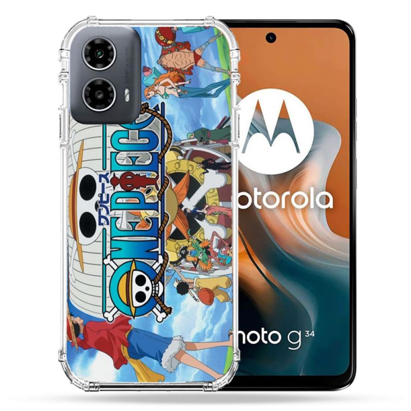 Coque Renforcée Pour Motorola G34 5G Manga One Piece Sunny