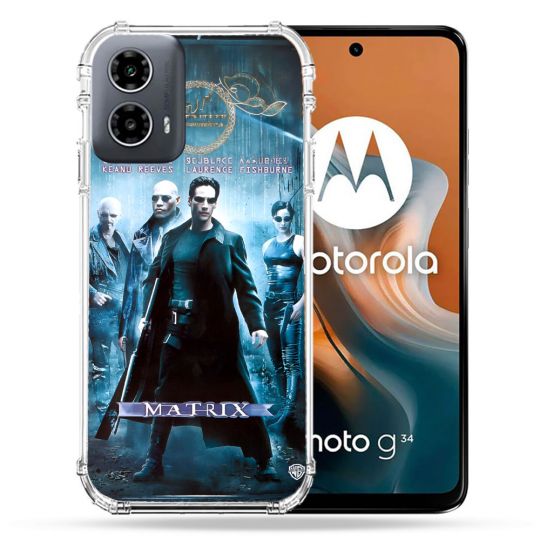 Coque Renforcée Pour Motorola G34 5G Matrix Affiche