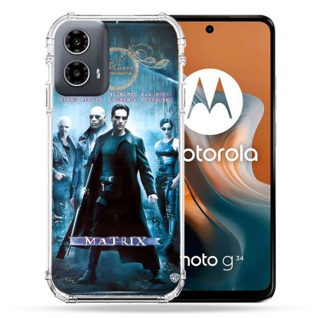Coque Renforcée Pour Motorola G34 5G Matrix Affiche